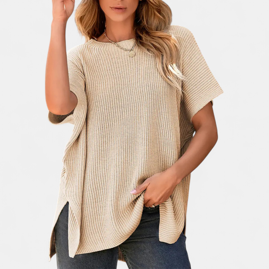 FRANKIE™ – Relaxed Knit Pullover Top