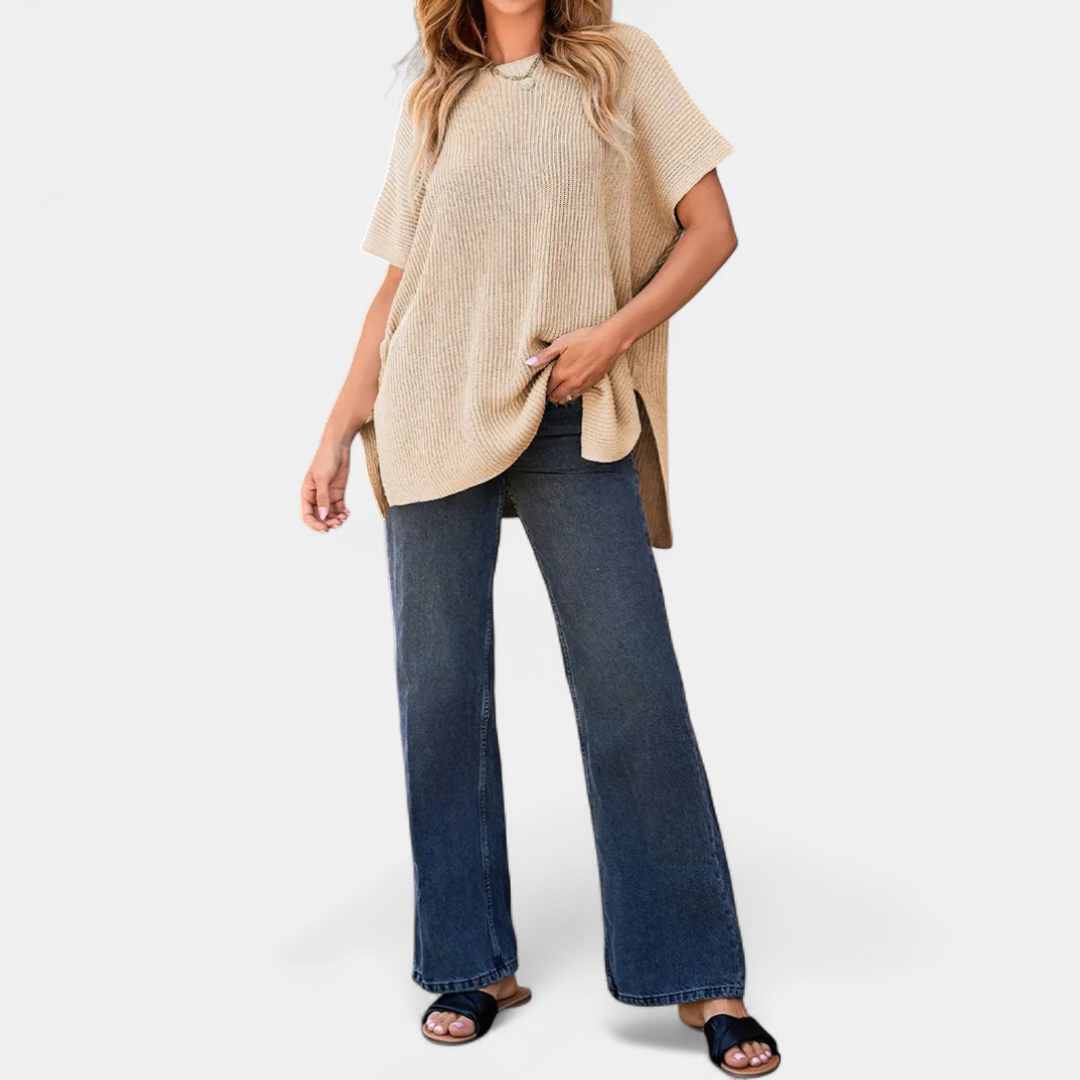 FRANKIE™ – Relaxed Knit Pullover Top