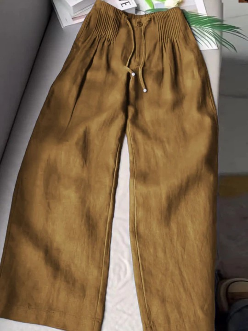 Imogen | Pleated Wide Leg Pants