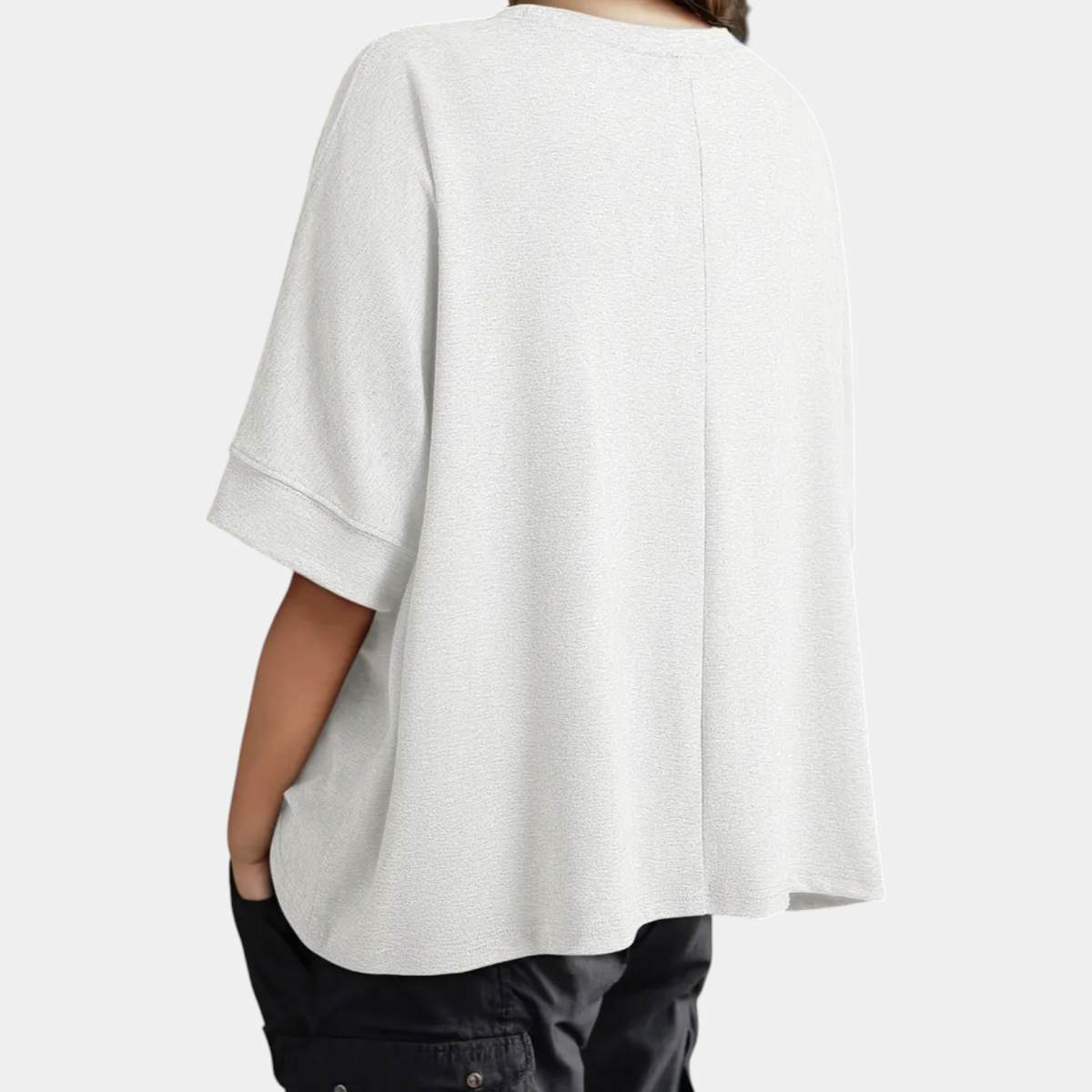 Women's Oversized Short Sleeve Dropped Shoulder T Shirt