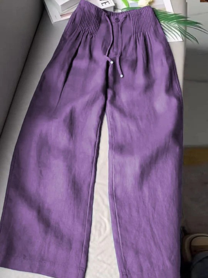 Imogen | Pleated Wide Leg Pants