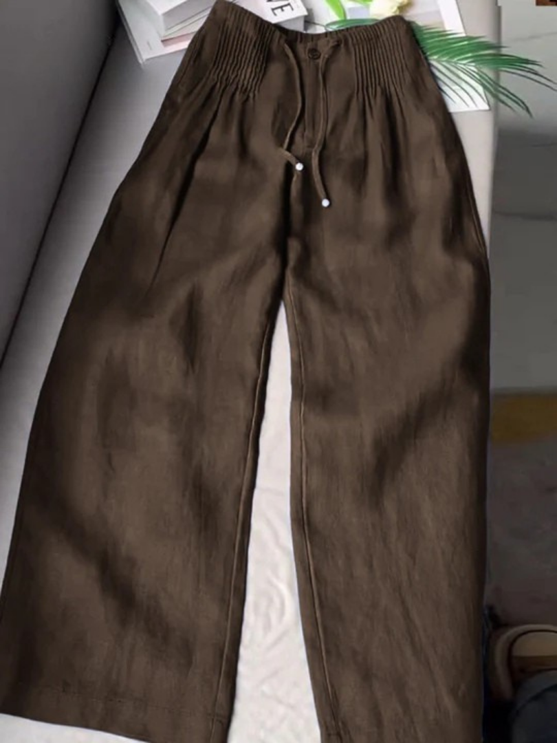 Imogen | Pleated Wide Leg Pants