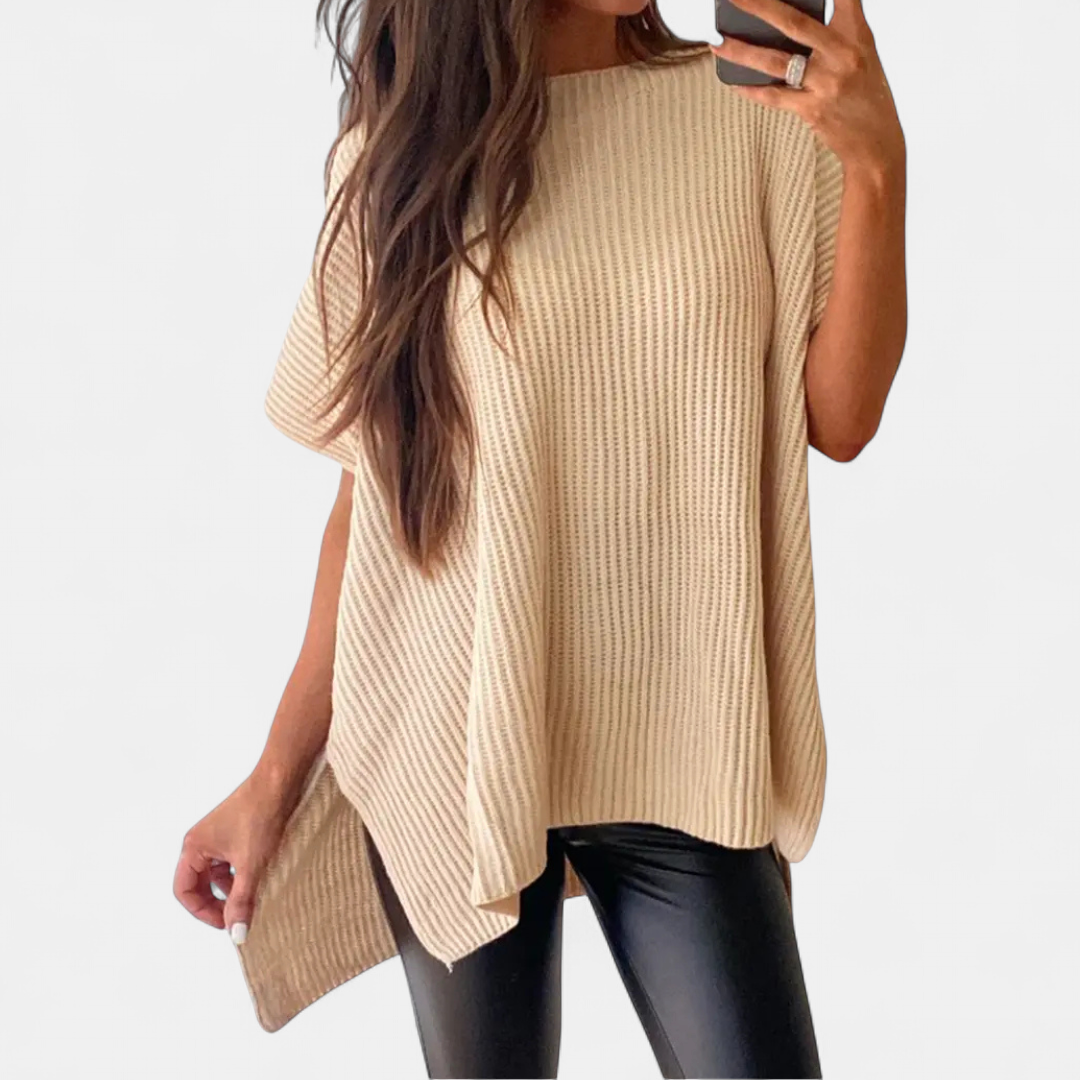 JOELLE™ – Relaxed Knit Pullover Tee