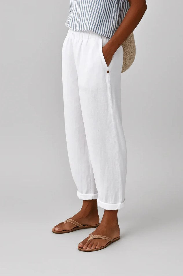 Romina | Relaxed Tapered Pull On Trousers