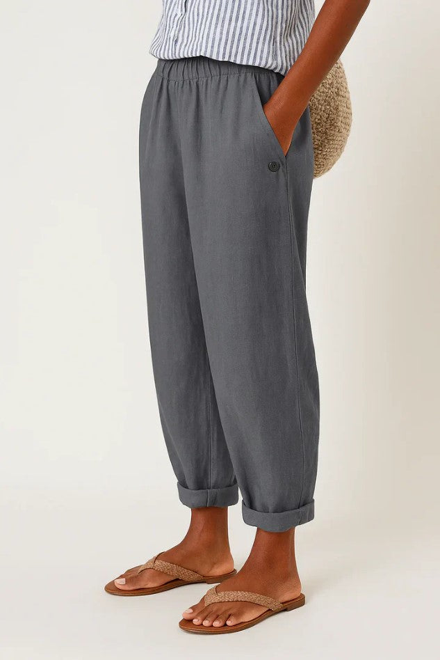 Romina | Relaxed Tapered Pull On Trousers