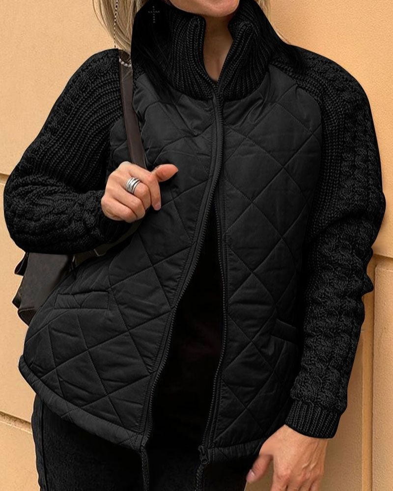 Victoria | Knitted Fleece Jacket