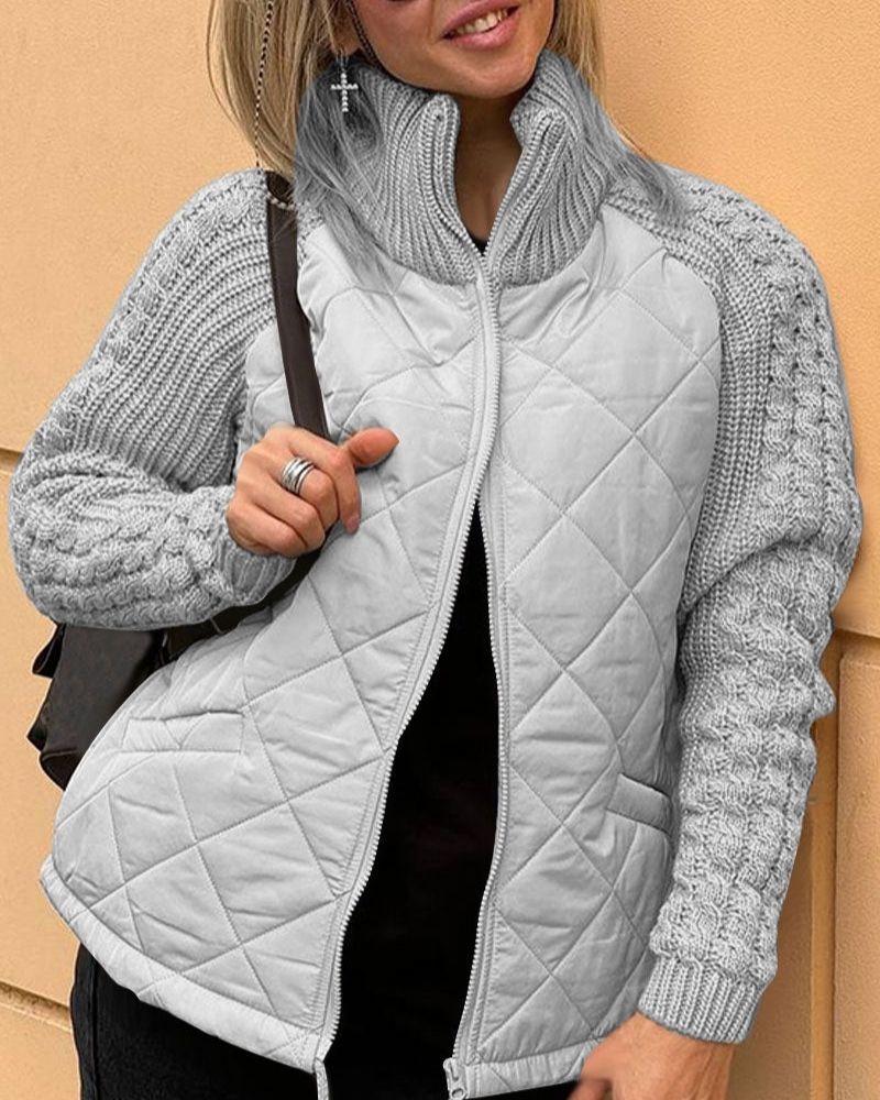 Victoria | Knitted Fleece Jacket